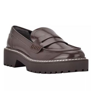 NEW Calvin Klein Women's Suzie 2 Dark Brown Loafers